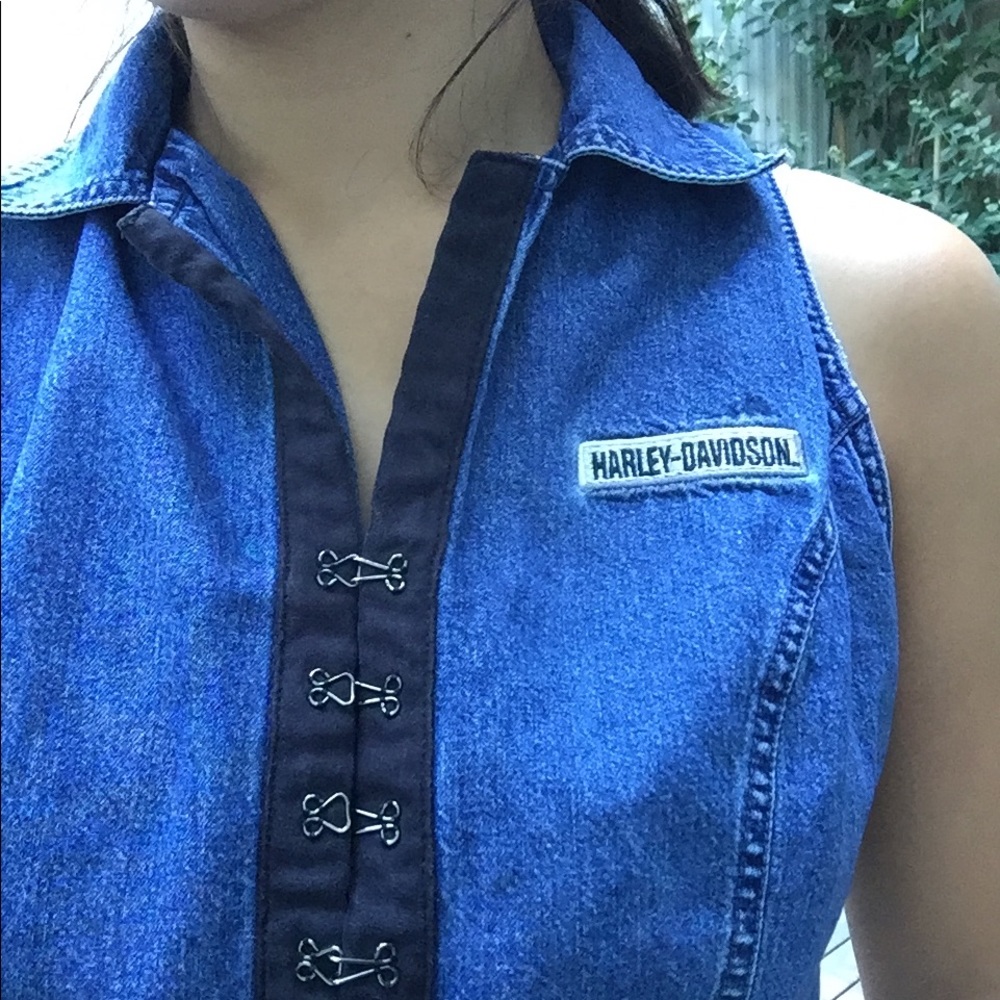 Harley Davidson biker vest